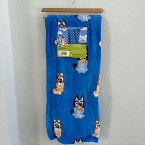 Bluey Sitting Siblings Throw Blanket